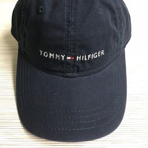 tommy hilfiger men's logo dad baseball cap